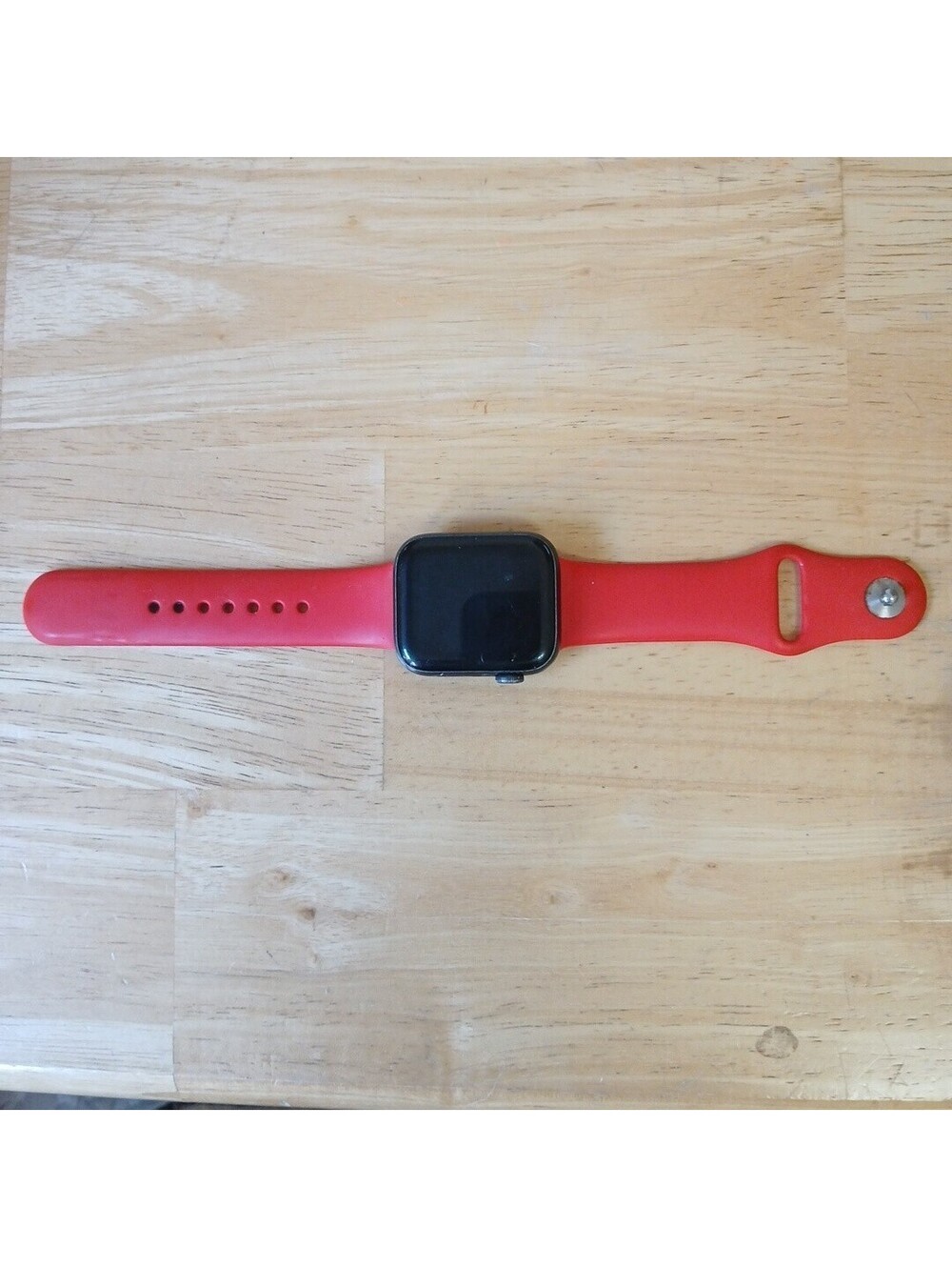 Apple Watch SE 2nd Gen 44mm GPS + Cellular Aluminum Case Red Band